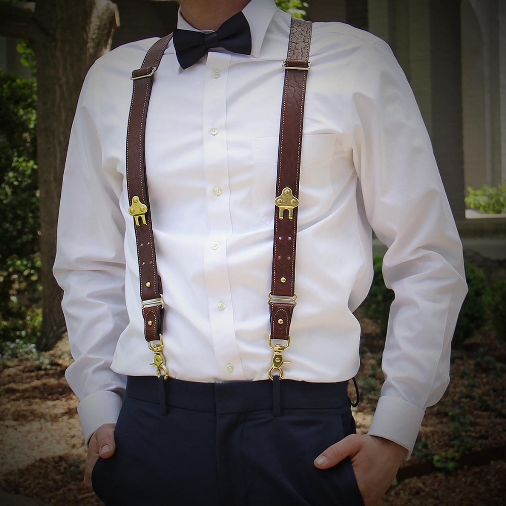 Col. Littleton American Buffalo Snap Hook suspenders
